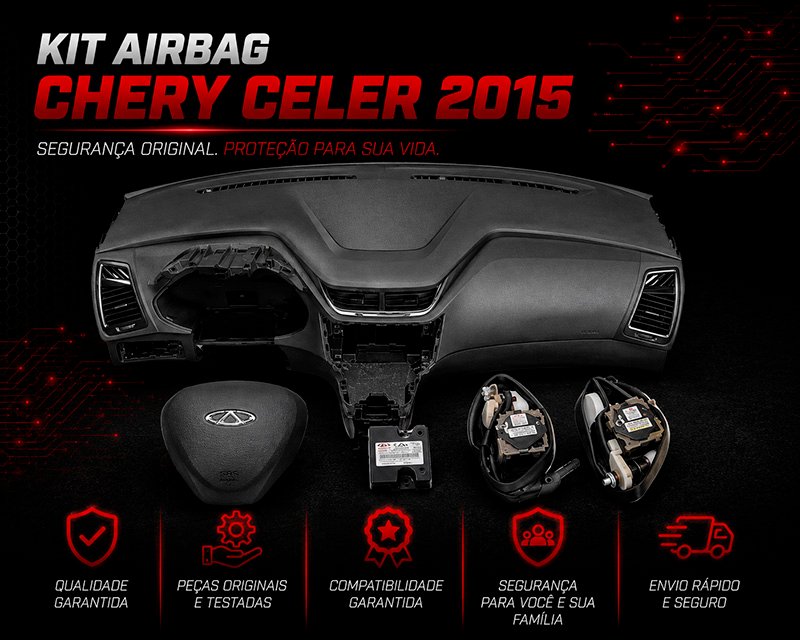 Kit Airbag Chery Celer - Manutenção e Reparo de Airbag