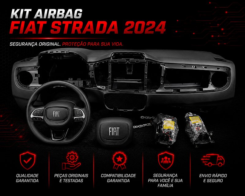 Kit Airbag Strada 2024 - Manutenção e Reparo de Airbag