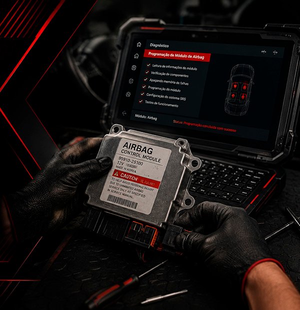 Programação de módulo de airbag